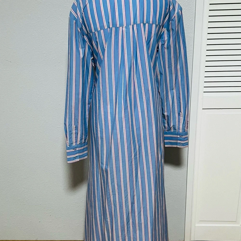 Comfy Cotton Dress – Drawstring Waist & Button Cuffs - Picture 5 of 7